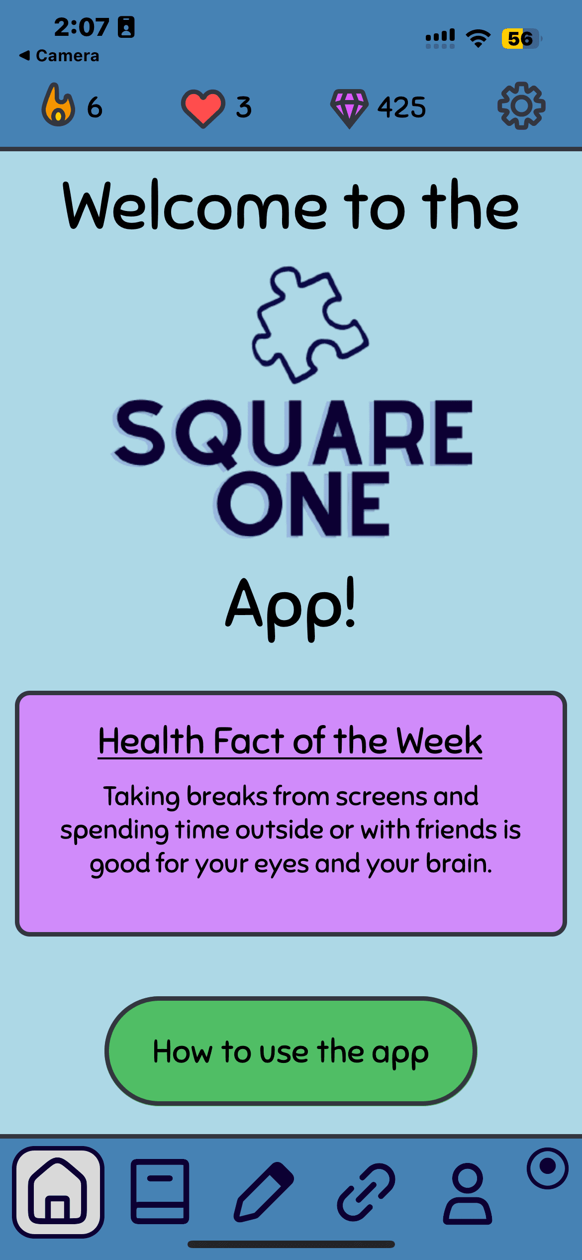 Square One Mobile App Project