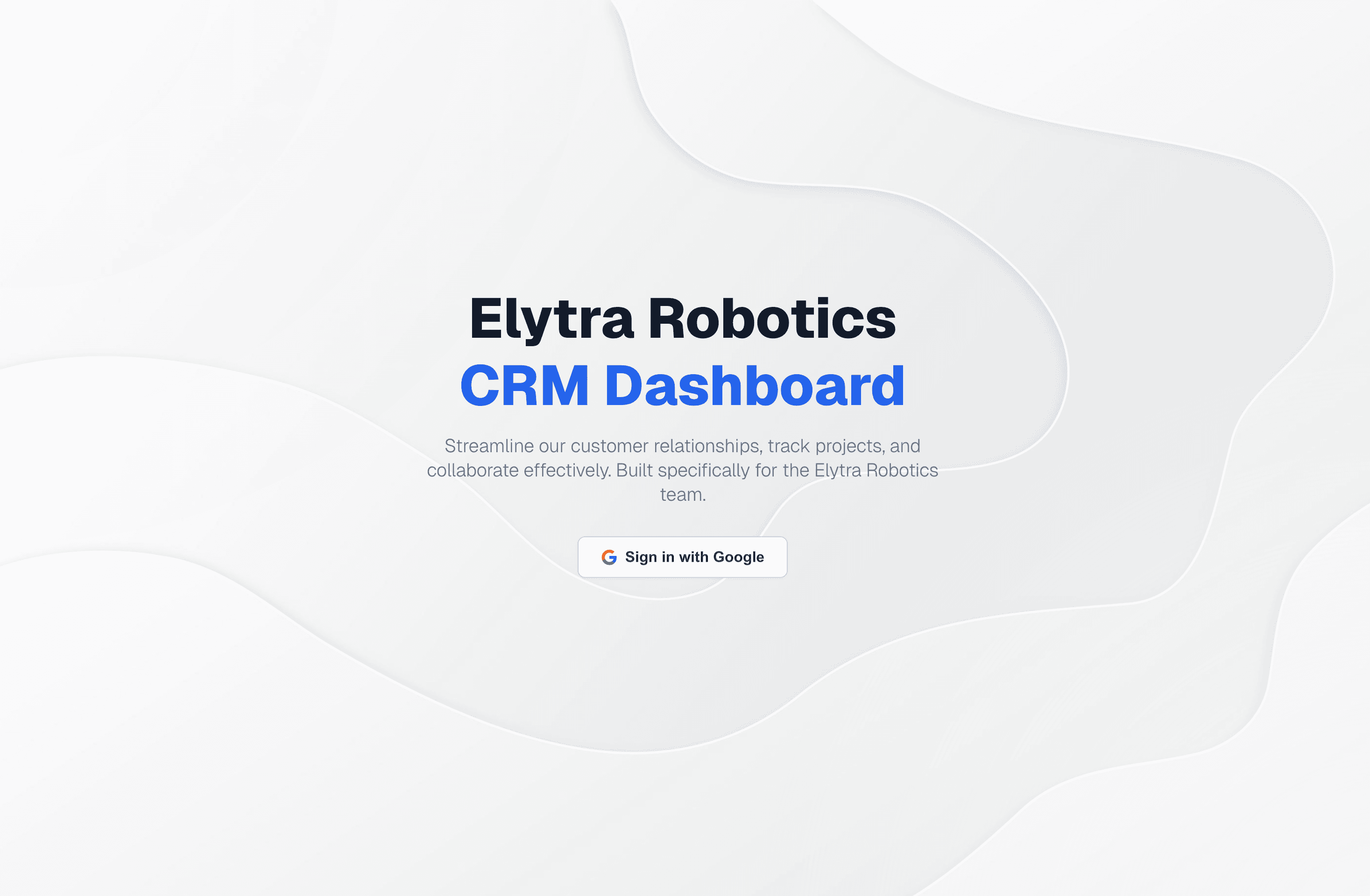 CRM Project
